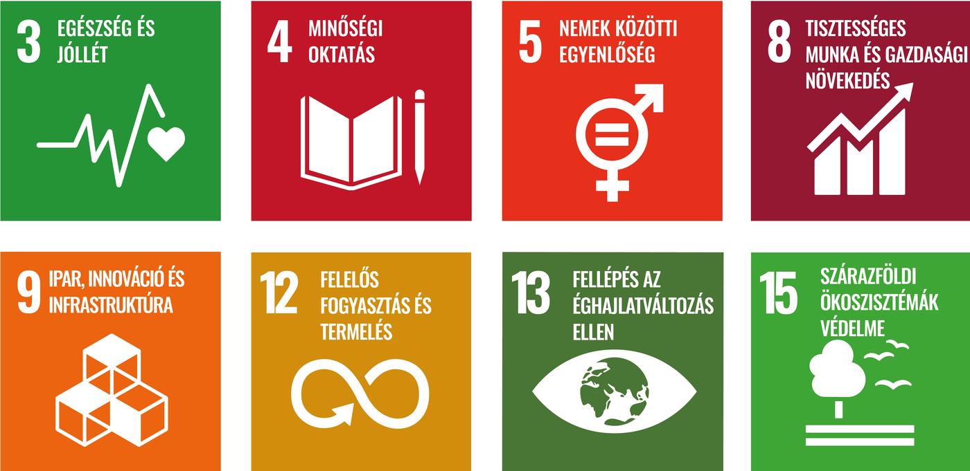 The eight United Nations sustainable development goals that Keller impacts: Good health and wellbeing;Quality education; Gender equality; Decent work and economic growth; Industry innovation and infrastructure; Responsible consumption and production; Climate action; Life on land